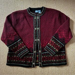 Frost 100% Wool Fair Isle Cardigan